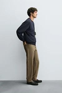 PANTALON REGULAR FIT COTON
