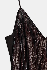 ZW COLLECTION LIMITED EDITION SEQUIN BALLOON JUMPSUIT