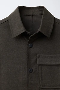FLANNEL POCKET OVERSHIRT