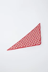 TEXTURED KNIT BANDANA