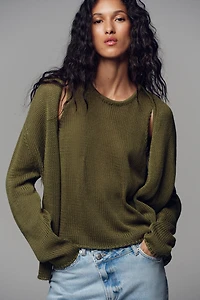 100% COTTON KNIT TOP