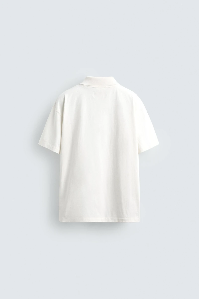 POLO DÉLAVÉ REGULAR FIT