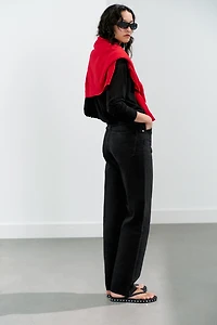 TRF HIGH WAIST WIDE LEG JEANS