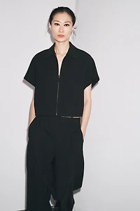 ZW COLLECTION CROPPED JACKET