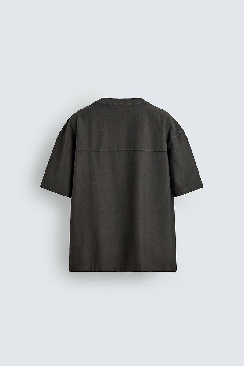 WASHED PRINTED T-SHIRT