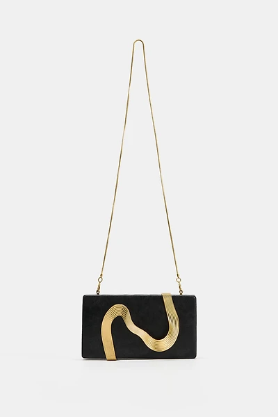METALLIC DETAIL CLUTCH