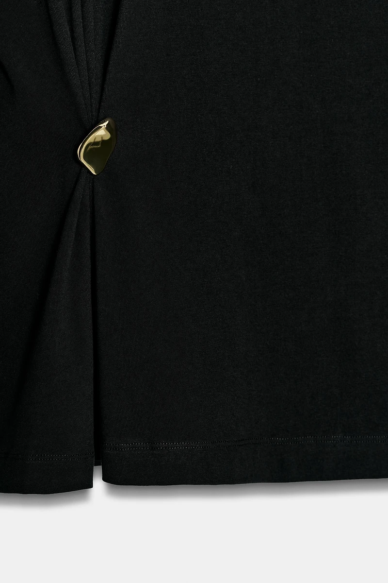 HEAVY COTTON APPLIQUÉ T-SHIRT