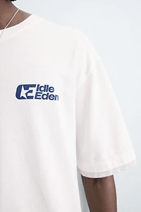 TEE-SHIRT À INSCRIPTIONS IMPRIMÉES