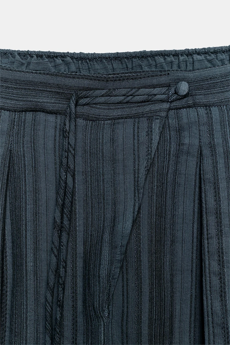 ZW COLLECTION STRIPED BLOOMER PANTS