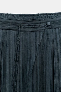 ZW COLLECTION STRIPED BLOOMER PANTS