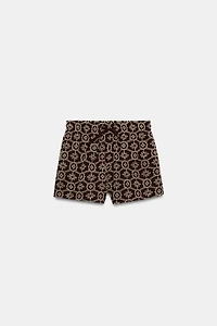 SHORT BRODERIES PERFORÉES