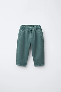 BAGGY TWILL PANTS