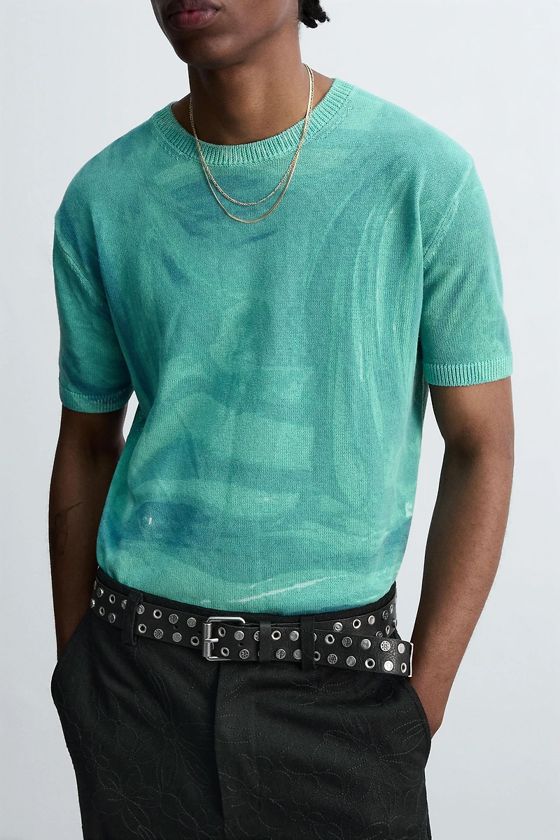 GRAPHIC PRINT KNIT T-SHIRT © OTIS KWAME KYE QUAICOE