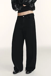 TRF BAGGY ZIPPER JEANS