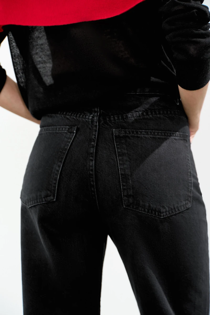 TRF HIGH WAIST WIDE LEG JEANS