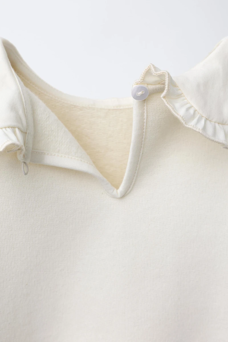 COMBINED COLLAR SWEATSHIRT