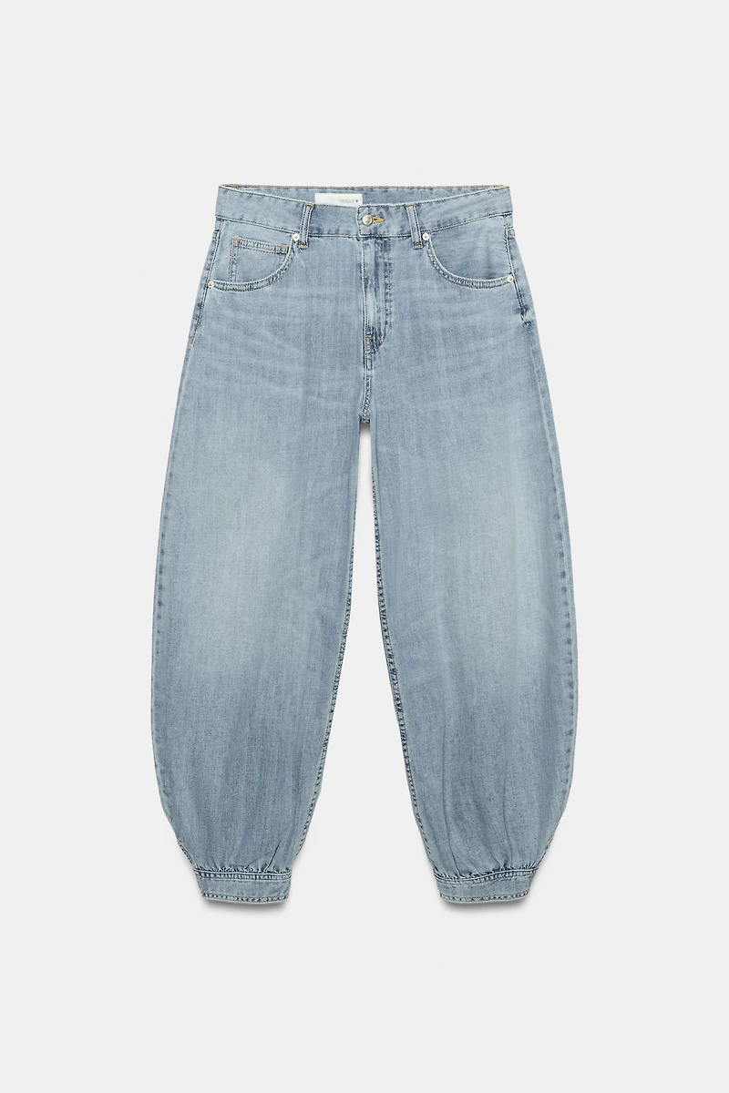 TRF MID-RISE BALLOON JEANS