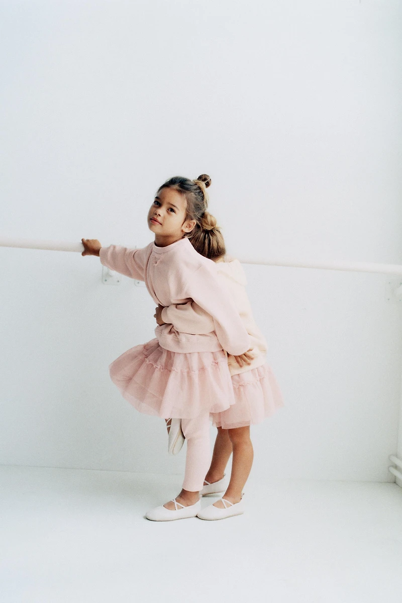 JUPE EN TULLE À VOLANT