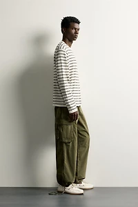 LIGHTWEIGHT STRIPED JACQUARD JUMPER