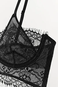 SOUTIEN-GORGE À ARMATURES EN DENTELLE