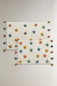 CHILDREN'S BATH MAT WITH STARS
