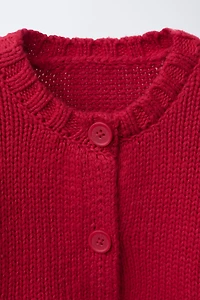 GILET EN MAILLE CHEVAUX BRODÉS