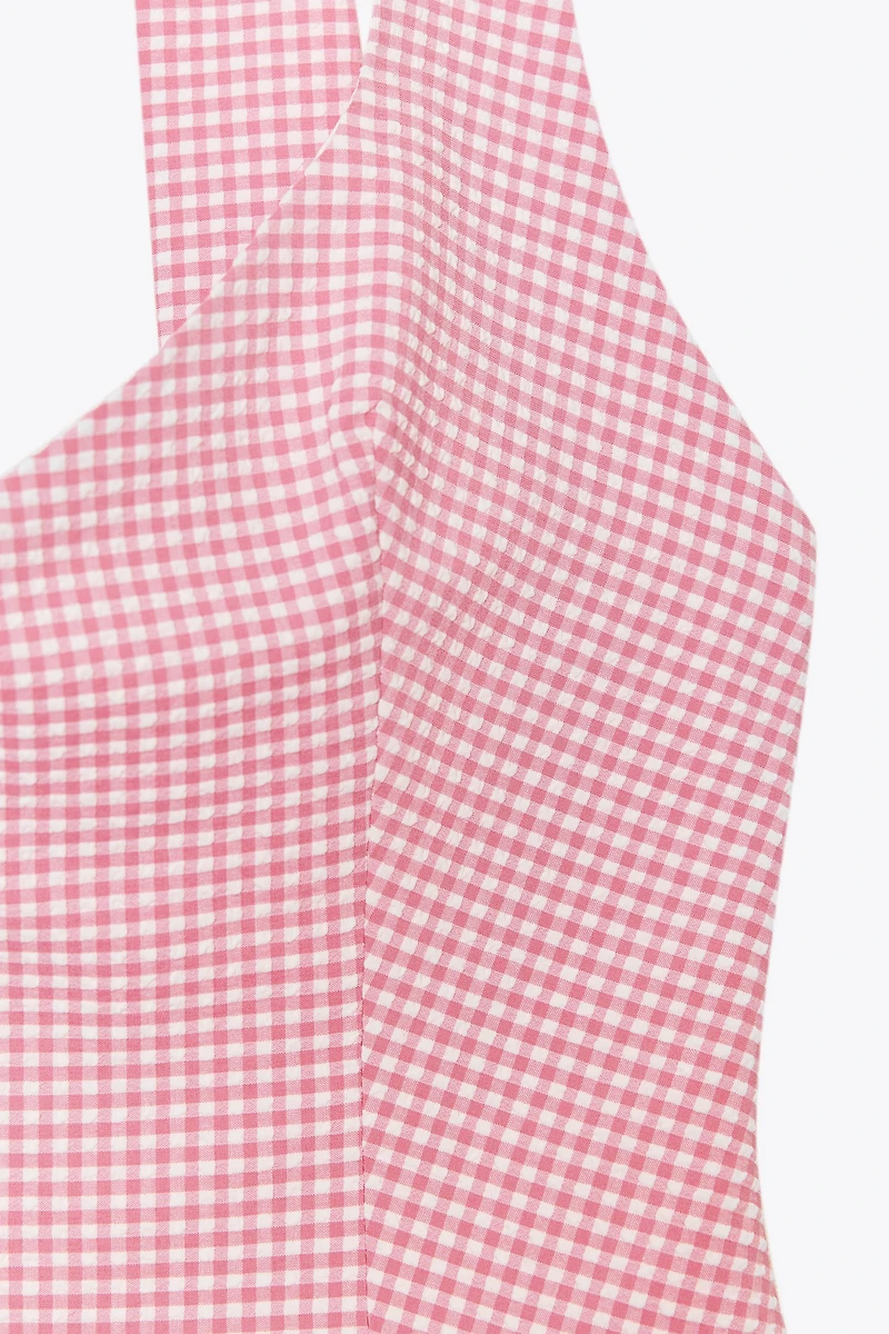 HALTER BACK BOW TOP