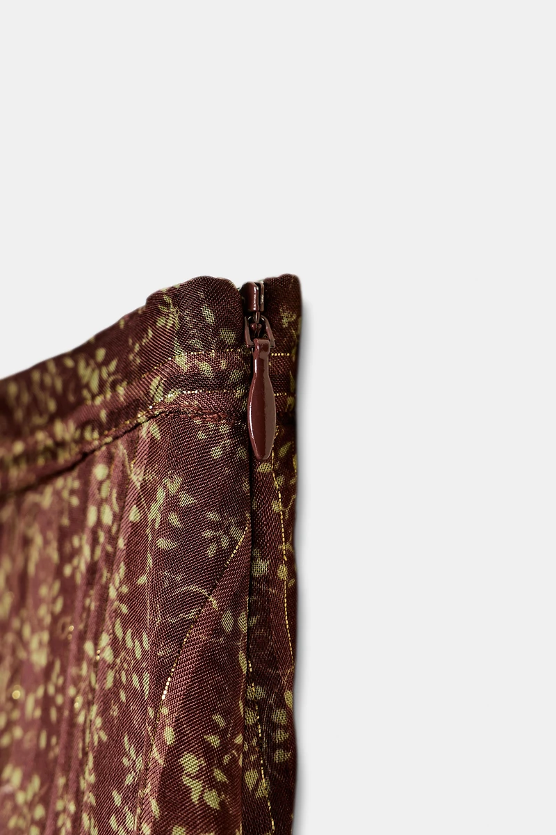 PRINTED LONG SKIRT ZW COLLECTION