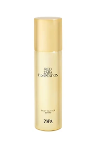 RED ZARA TEMPTATION BODY GLITTER SPRAY 100ML (3.4 FL.OZ).