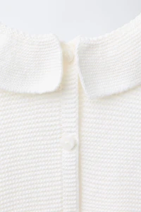 PETER PAN COLLAR KNIT SWEATER