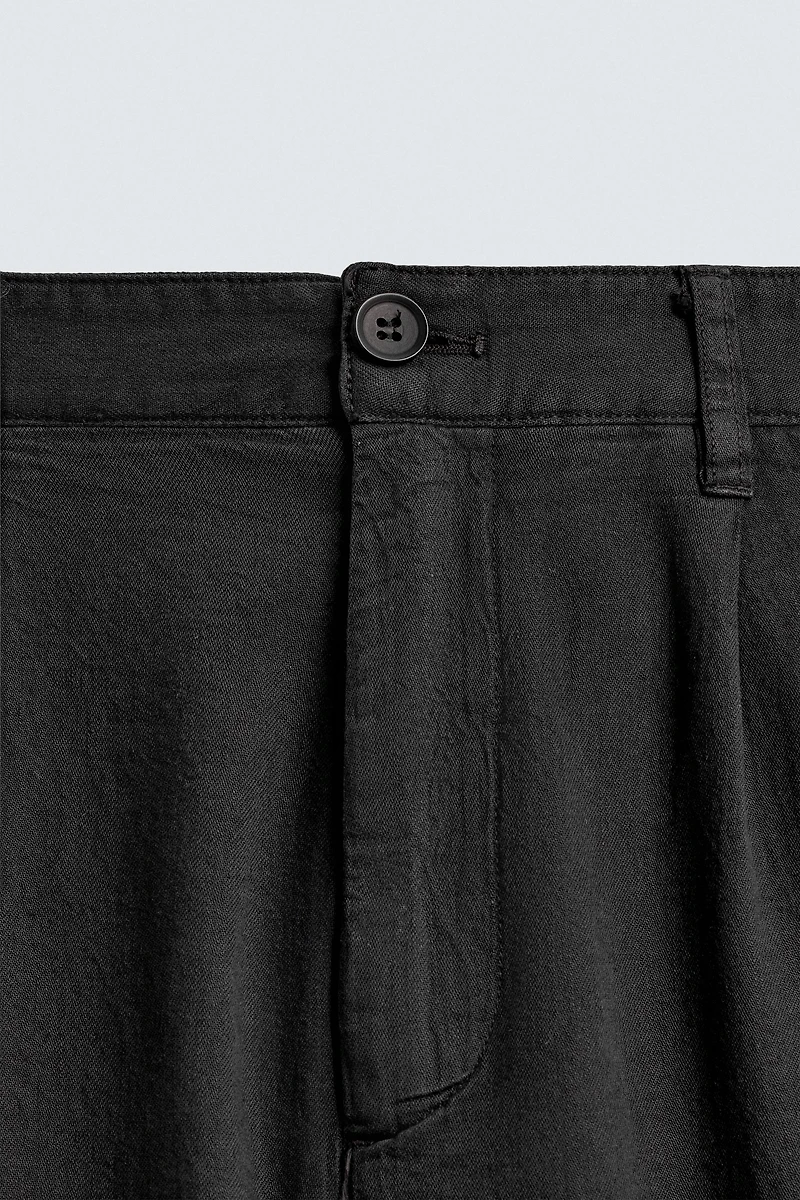 FLOWY COTTON - LINEN PANTS