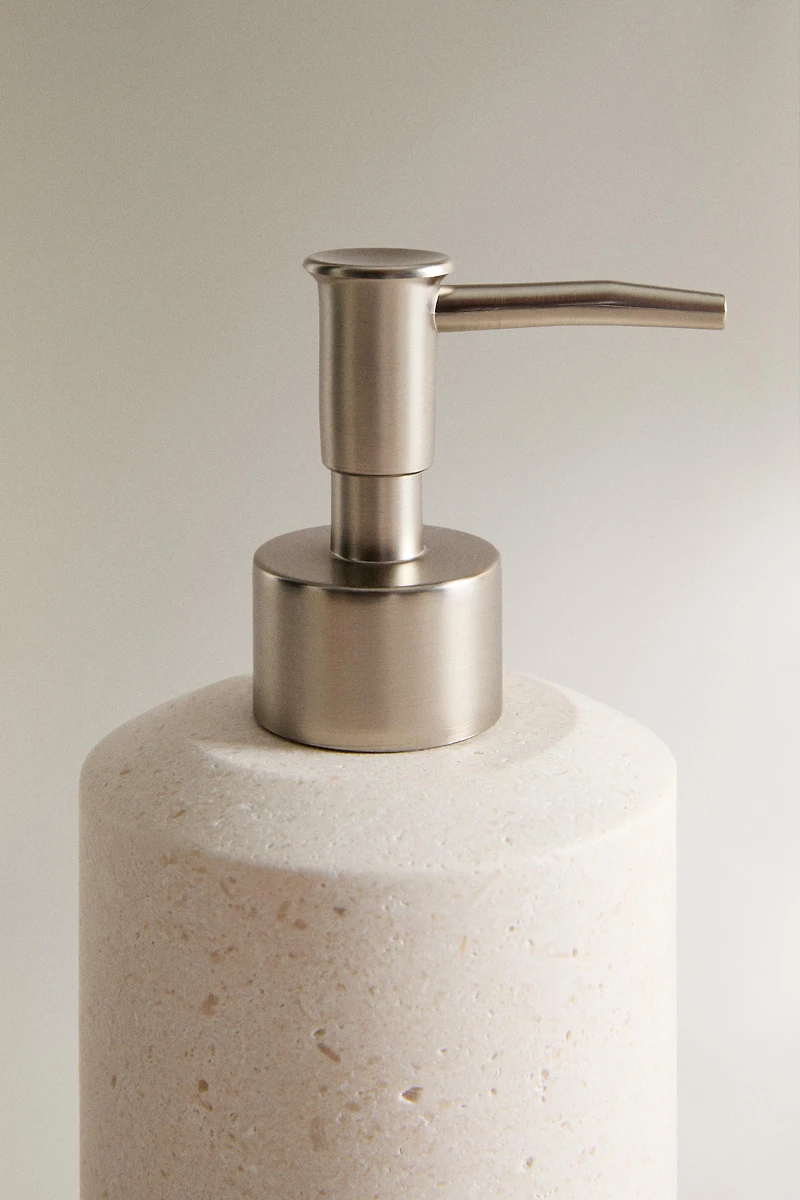 DISTRIBUTEUR SAVON MARBRE BLANC