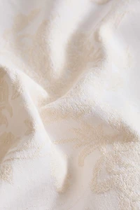 LOT DE 2 SERVIETTES TABLE EN COTON JACQUARD
