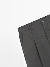 Pantalon relaxed fit à rayures tennis