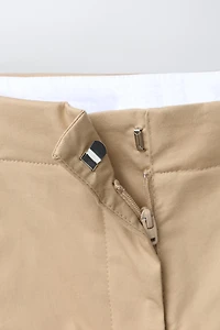 BUCKLED BARREL CARGO PANTS