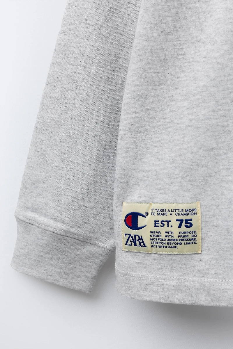 T-SHIRT ÉTIQUETTE CHAMPION ® X ZARA