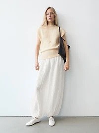 Linen sarouel trousers