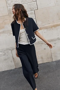 SHORT SLEEVE BLAZER