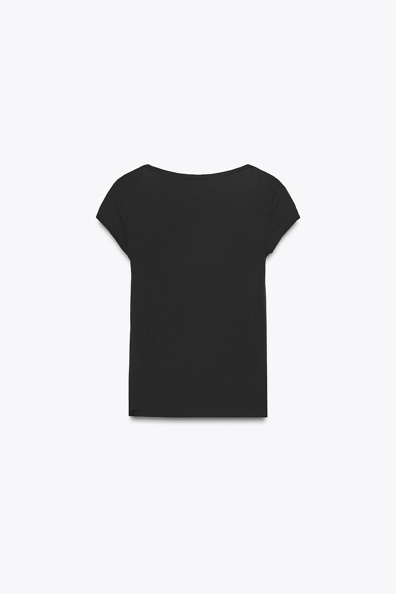 SQUARE NECK T-SHIRT