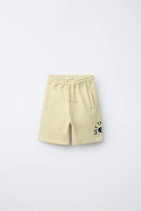 TEXT JOGGING SHORTS