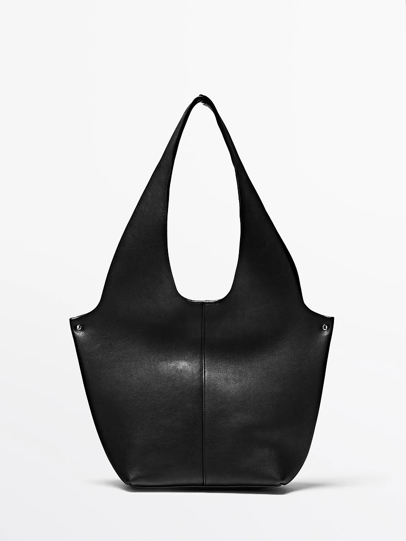 Sac cabas en cuir nappa