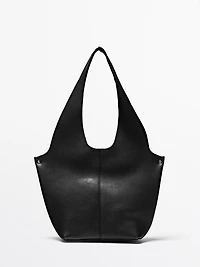 Sac cabas en cuir nappa