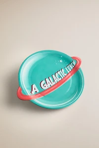 KIDS' SPACE STONEWARE PLATE