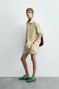 CHEMISE RAYÉE À POCHE