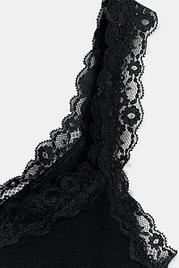 LACE STRAP TOP