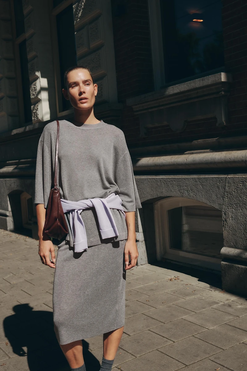 OVERSIZED BASIC KNIT TOP