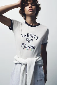 FLAMÉ TEXT T-SHIRT