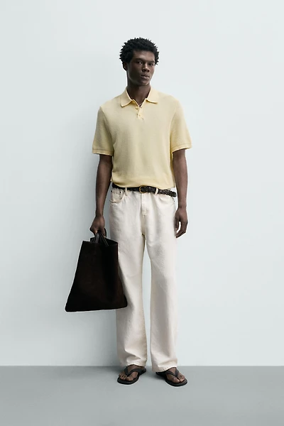 REGULAR FIT PIQUÉ KNIT POLO