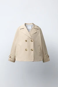 SHORT TRENCH COAT