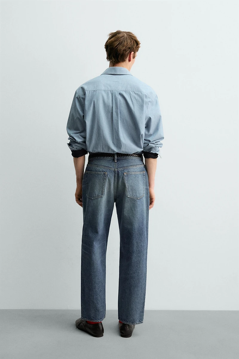 RELAXED STRAIGHT FIT JEANS AARON LEVINE X ZARA